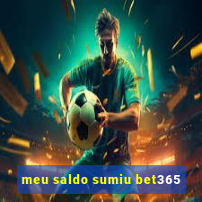 meu saldo sumiu bet365